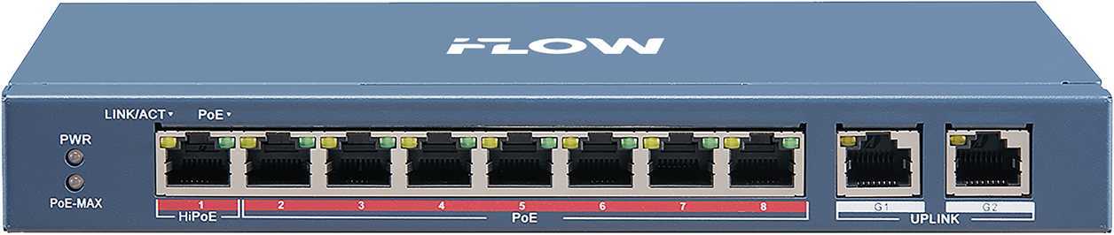 iFLOW F-SW-EU410HPOE-V Коммутационное оборудование фото, изображение